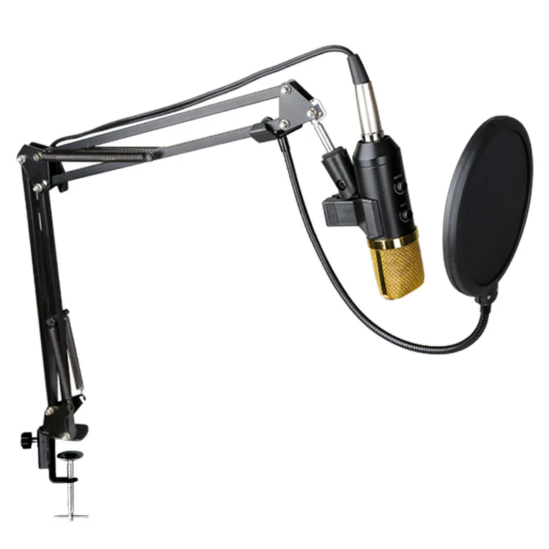 

OGV Condenser Studio Microphone BM700 PK BM800 USB Reverb Microphone Set Recording Network Karaoke Microphone for Computer