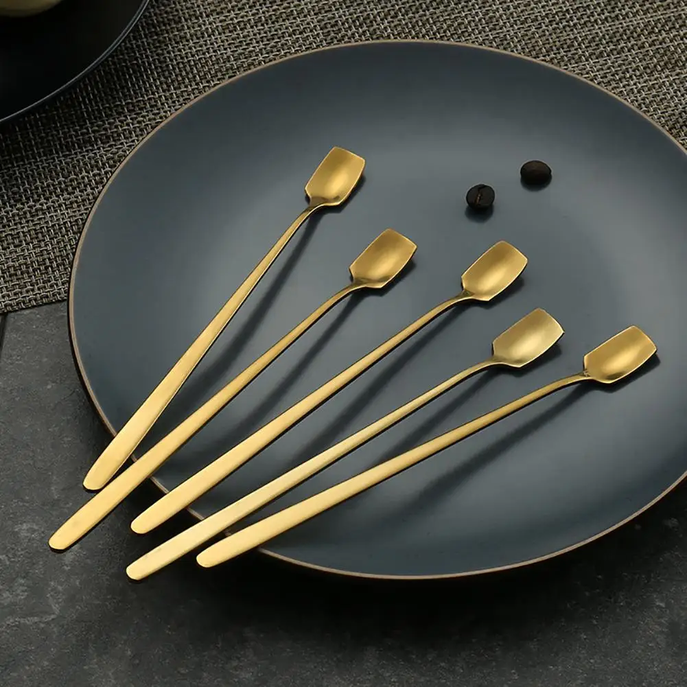 15/17cm Square Head Stainless Steel Teaspoons Medicine Ice Cream Dessert Coffee Tea Spoon Dinner Tableware Cutlery Kitchen Tool 
15/17cm Square Head Stainless Steel Teaspoons Medicine Ice Cream Dessert Coffee Tea Spoon Dinner Tableware Cutlery Kitchen Tool