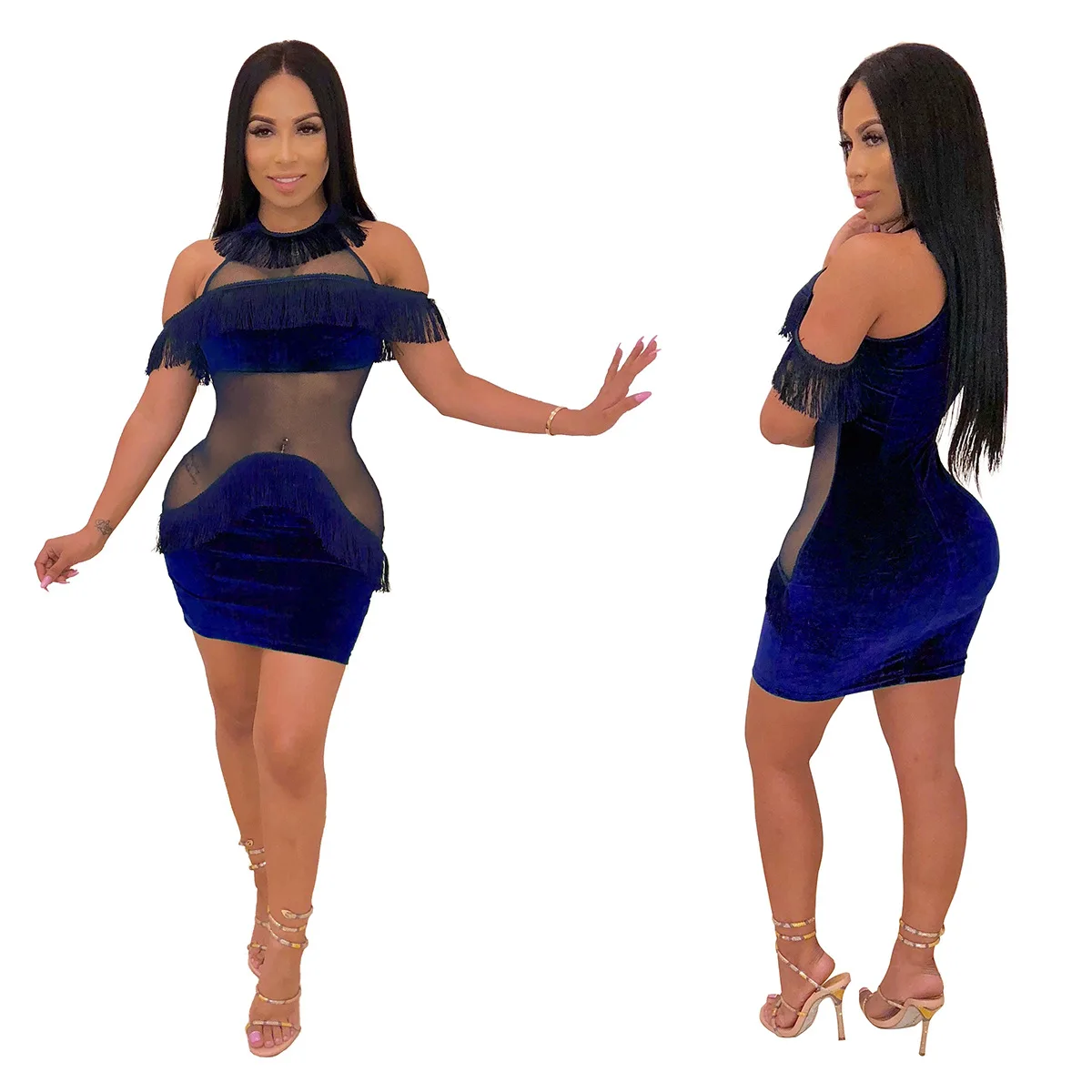 2019 Sexy Colour Striped Women Dress Plus Size Tassel Sleeveless See Through Mini Dresses Club Wear Style S-3XL
2019 Sexy Colour Striped Women Dress Plus Size Tassel Sleeveless See Through Mini Dresses Club Wear Style S-3XL