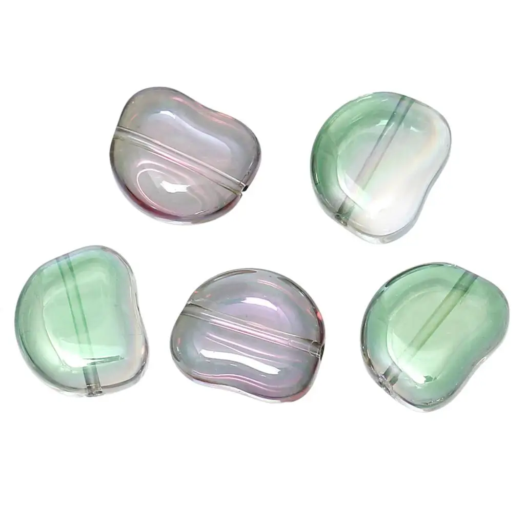 DoreenBeads Glass Loose Beads Irregular Multicolor Transparent About 15mm( 5/8") x 13mm( 4/8"), Hole: Approx 1mm, 2 Pieces
DoreenBeads Glass Loose Beads Irregular Multicolor Transparent About 15mm( 5/8") x 13mm( 4/8"), Hole: Approx 1mm, 2 Pieces