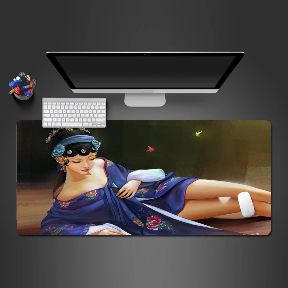 Mouse Pad Chinese Wind Beautiful Girl Rubber Washed Large Mouse Pad Game Accessories PC Computer Table Mat Gaming Mouse Of Mat
Mouse Pad Chinese Wind Beautiful Girl Rubber Washed Large Mouse Pad Game Accessories PC Computer Table Mat Gaming Mouse Of Mat