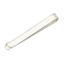 Tie-Clip 925-Sterling-Silver Men Beadsnice Clasp Bar Necktie Plain-Pins Practical Chrome Tie-Clip 925-Sterling-Silver Men Beadsnice Clasp Bar Necktie Plain-Pins Practical Chrome