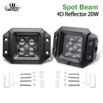 CO LIGHT 2Pcs 3'' Led Car Front Lights 20W Spot Flood Beam 6000K 12V 24V Daytime Running Light 24V for Auto Tracor Truck
CO LIGHT 2Pcs 3'' Led Car Front Lights 20W Spot Flood Beam 6000K 12V 24V Daytime Running Light 24V for Auto Tracor Truck