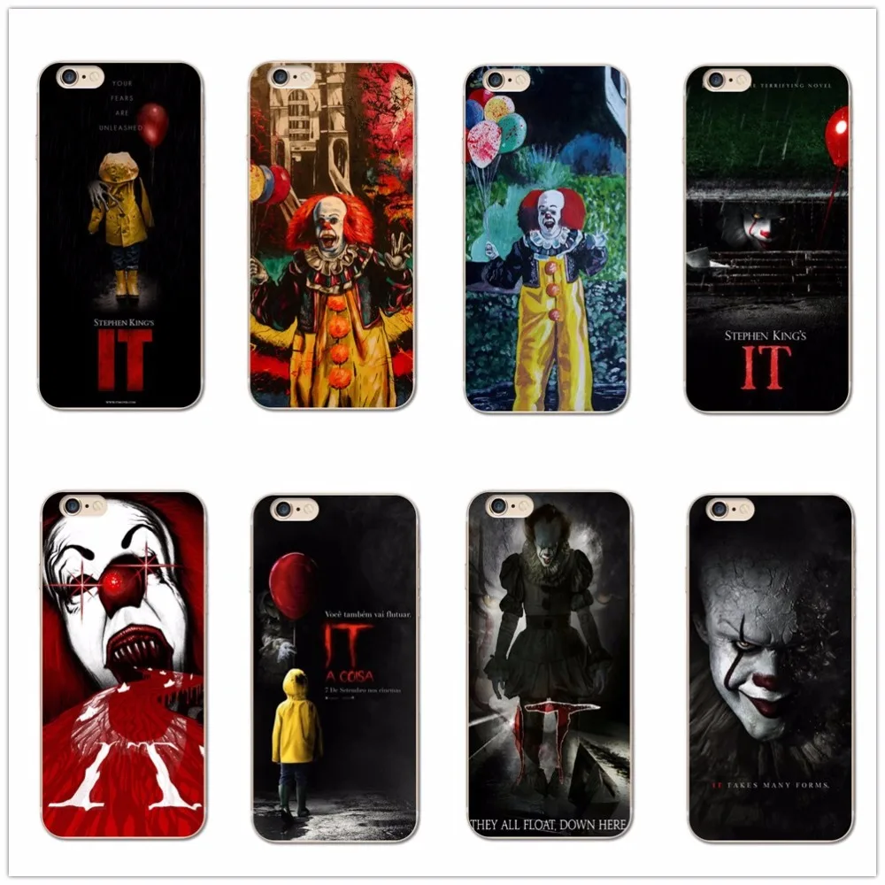 Stephen king's it soft TPU Phone Case For iPhone X 6 6s 7 8 Plus 5S SE case Pennywise The Clown Horror for iPhone 6s Cover Capa
Stephen king's it soft TPU Phone Case For iPhone X 6 6s 7 8 Plus 5S SE case Pennywise The Clown Horror for iPhone 6s Cover Capa