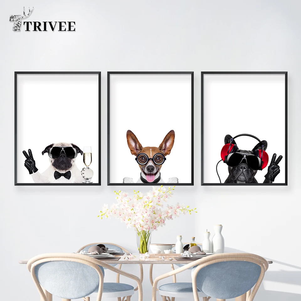Nordic Style Cool Dog Canvas Art Print Painting Poster Funny Cartoon Doggie Puppy Animal Wall Pictures For Kids Room Decoration
Nordic Style Cool Dog Canvas Art Print Painting Poster Funny Cartoon Doggie Puppy Animal Wall Pictures For Kids Room Decoration