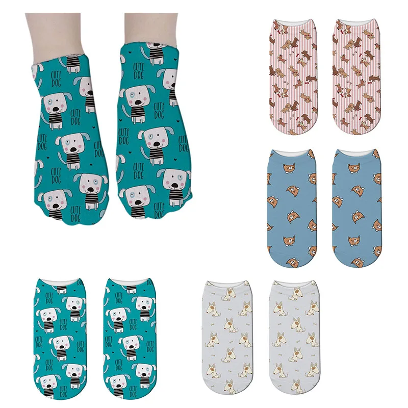 SexeMara New Harajuku 3D Printed Cat Dog Pattern Socks Women Cute Kawaii Short Socks Unisex Female Funny Ankle Cotton Sock
SexeMara New Harajuku 3D Printed Cat Dog Pattern Socks Women Cute Kawaii Short Socks Unisex Female Funny Ankle Cotton Sock