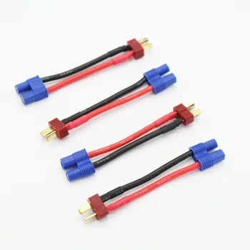 50 pcs/lot EC3 Connector to T Plug with 14AWG 60MM Charge Cable for RC Battery DZ0196
50 pcs/lot EC3 Connector to T Plug with 14AWG 60MM Charge Cable for RC Battery DZ0196