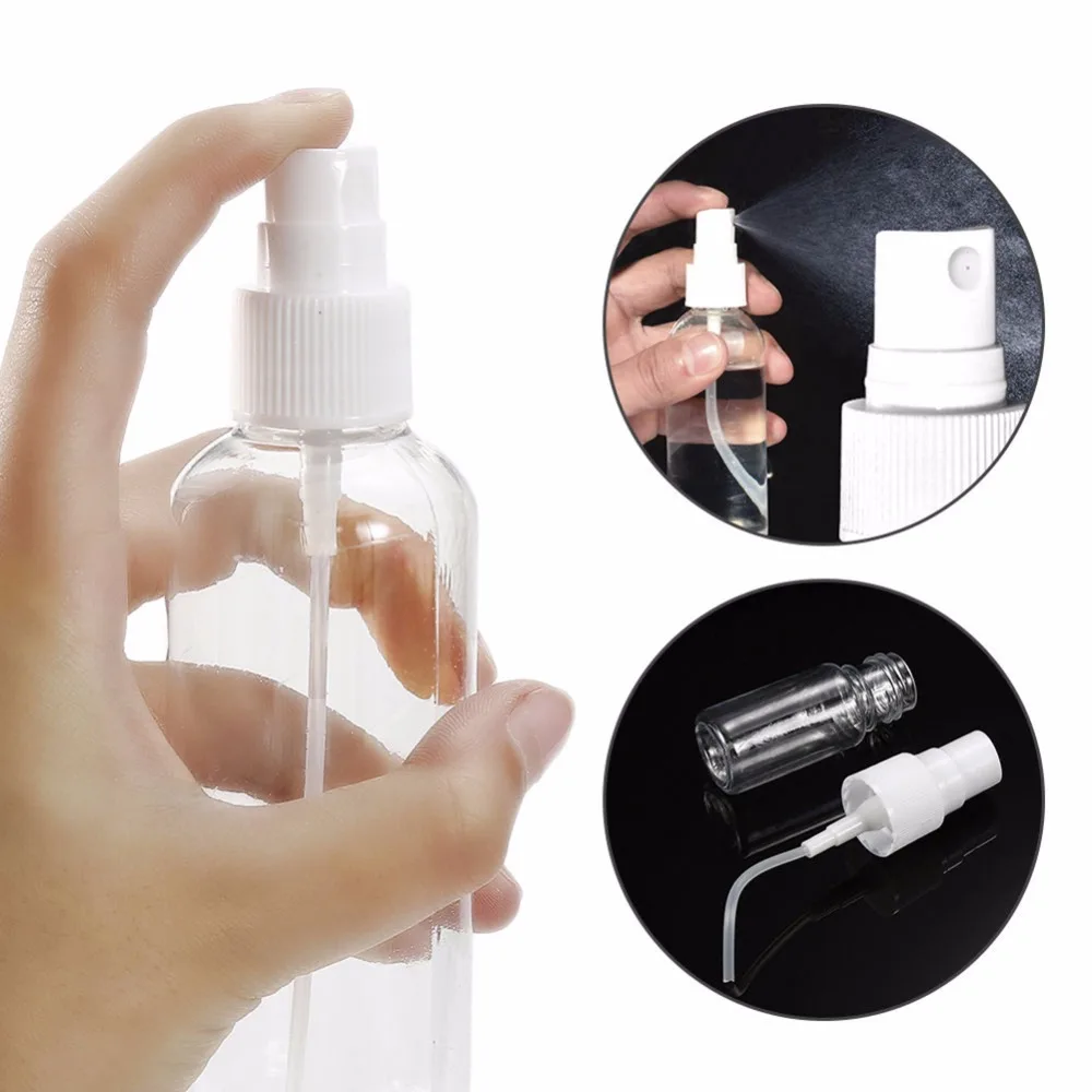5pcs/Set Clear Plastic Portable Spray Bottle Empty Perfume Bottles 10/20/30/50/60/100ml
5pcs/Set Clear Plastic Portable Spray Bottle Empty Perfume Bottles 10/20/30/50/60/100ml