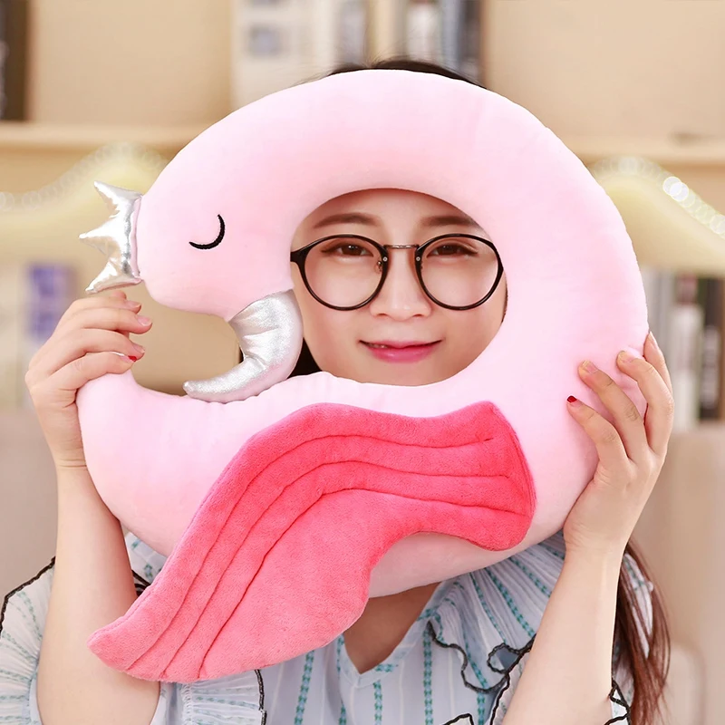 Creative Swan Plush Kids Travel Headrest Pillow Cartoon Animal U Shaped Neck Flamingos Cushion Plush Toy Kids Gift
Creative Swan Plush Kids Travel Headrest Pillow Cartoon Animal U Shaped Neck Flamingos Cushion Plush Toy Kids Gift