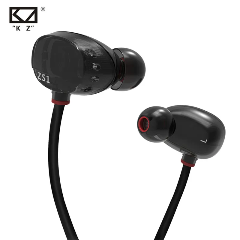KZ ZS1 Earphone Dual Dynamic Driver Monitoring Noise Cancelling Stereo Headsets In-Ear Monitor HiFi Earphone With Mic for Phone KZ ZS1 Earphone Dual Dynamic Driver Monitoring Noise Cancelling Stereo Headsets In-Ear Monitor HiFi Earphone With Mic for Phone<br><br>Aliexpress
