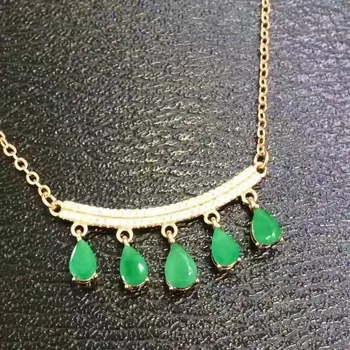Natural green emerald gem Necklace Natural gemstone Pendant Necklace 925 sliver Elegant Cute smiley face women girl gift Jewelry
Natural green emerald gem Necklace Natural gemstone Pendant Necklace 925 sliver Elegant Cute smiley face women girl gift Jewelry