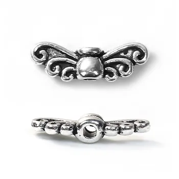 DoreenBeads Zinc Based Alloy Spacer Beads Wing silver color DIY Beads 14mm( 4/8") x 5mm( 2/8"), Hole: Approx 1.5mm, 25 PCs
DoreenBeads Zinc Based Alloy Spacer Beads Wing silver color DIY Beads 14mm( 4/8") x 5mm( 2/8"), Hole: Approx 1.5mm, 25 PCs