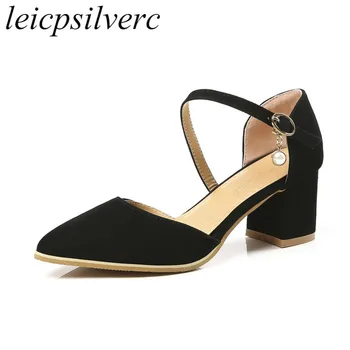 Women's Sandals High Heels Shoes 2018 Summer Spring Flock New Sexy Fashion Buckle Pointed Toe Casual Party Office Wedding Black
Women's Sandals High Heels Shoes 2018 Summer Spring Flock New Sexy Fashion Buckle Pointed Toe Casual Party Office Wedding Black