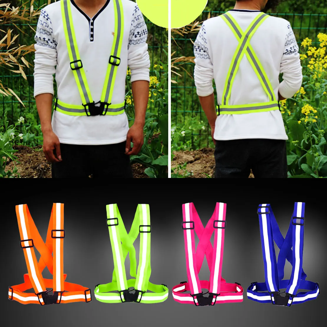 CITALL Adjustable Security Vest Safety Warning Reflective Gear Stripe Safe Belt Outdoor Night Working For Ford Mercedes Audi VW
CITALL Adjustable Security Vest Safety Warning Reflective Gear Stripe Safe Belt Outdoor Night Working For Ford Mercedes Audi VW