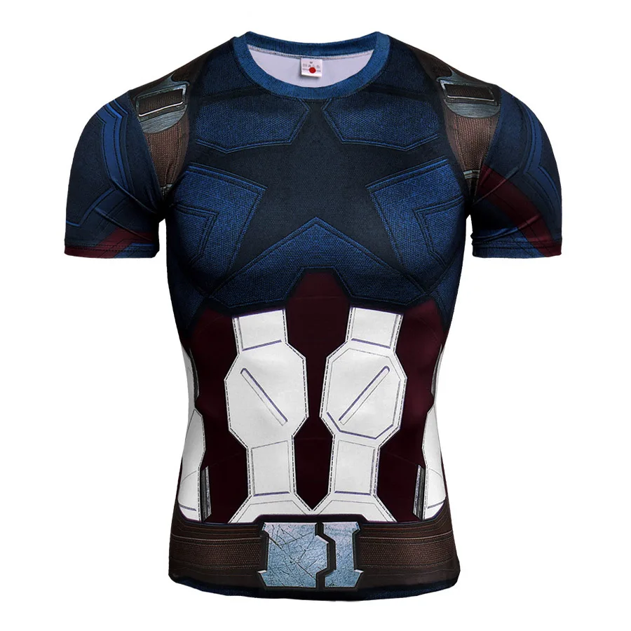 MMA Captain America Gym Sport t shirt Men T-Shirt Printed Anime Superman tshirt Tops Male Fitness Crossfit Compression Shirts
MMA Captain America Gym Sport t shirt Men T-Shirt Printed Anime Superman tshirt Tops Male Fitness Crossfit Compression Shirts