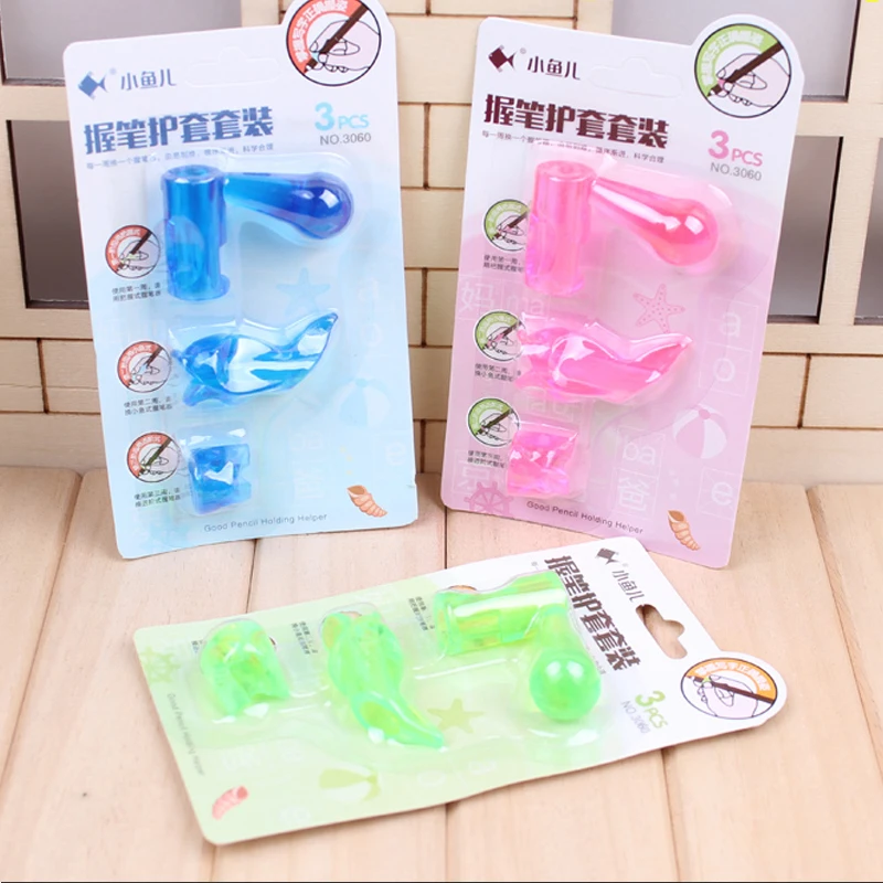 3 pcs/ Set Students Pencil Grasp Holding Practise Correcting Postures Pen And Pencil Grip Soft Silicone Learning Stationery
3 pcs/ Set Students Pencil Grasp Holding Practise Correcting Postures Pen And Pencil Grip Soft Silicone Learning Stationery