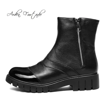 Arden Furtado 2018 autumn winter square heels 4cm fashion ankle boots shoes woman genuine leather matin boots chelsea boots new
Arden Furtado 2018 autumn winter square heels 4cm fashion ankle boots shoes woman genuine leather matin boots chelsea boots new