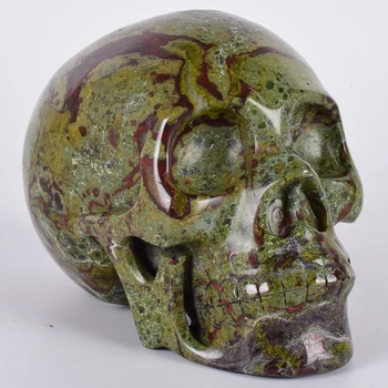 2669 g Art Statue Skull Natural Dragon Blooded Stone Human Head Figurine Mineral Crystal Handmade Craft Feng Shui Healing Decor
2669 g Art Statue Skull Natural Dragon Blooded Stone Human Head Figurine Mineral Crystal Handmade Craft Feng Shui Healing Decor