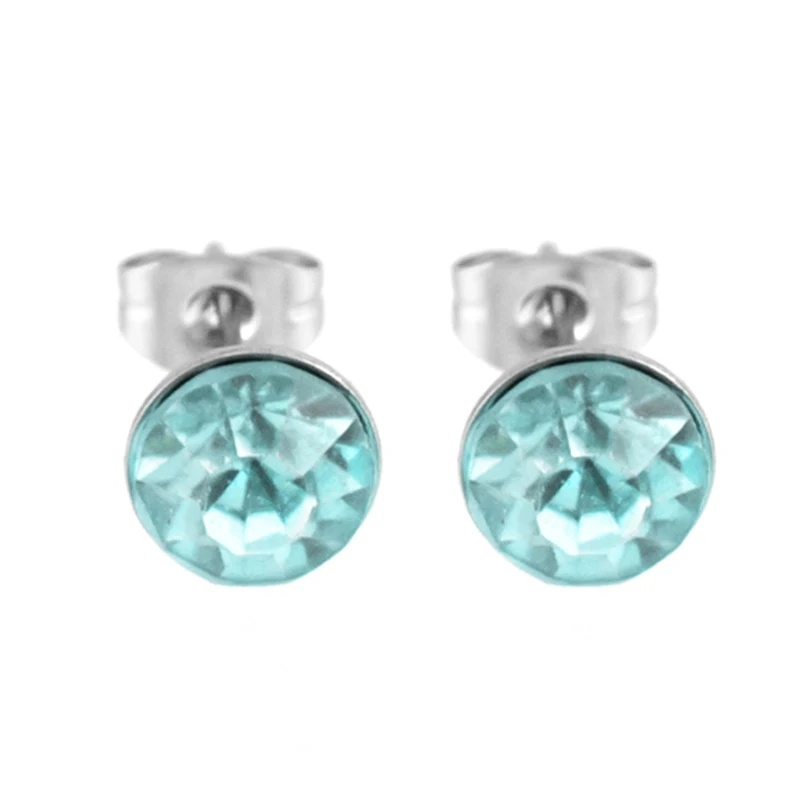 Stainless Steel Multi Color Round Rhinestone Stud Earrings Women Bling Mini Korean Earrings Gift for Wife Girlfriend 2019
Stainless Steel Multi Color Round Rhinestone Stud Earrings Women Bling Mini Korean Earrings Gift for Wife Girlfriend 2019