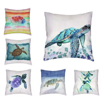 Ocean Style Watercolor Sea Turtle Cushion Cover Home Office Couch Decorate 45*45cm Square Colorful Image Throw Pillowcase Housse
Ocean Style Watercolor Sea Turtle Cushion Cover Home Office Couch Decorate 45*45cm Square Colorful Image Throw Pillowcase Housse