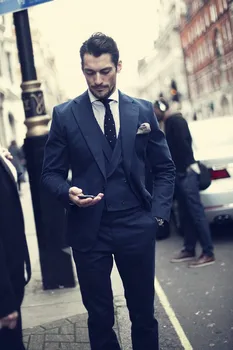 2017 Fantastic Black Wedding Men Suits Custom Made Groomsman Wedding Suits Men's Formal Prom Wear Work Suits (Jacket+Pants+Vest)
2017 Fantastic Black Wedding Men Suits Custom Made Groomsman Wedding Suits Men's Formal Prom Wear Work Suits (Jacket+Pants+Vest)
