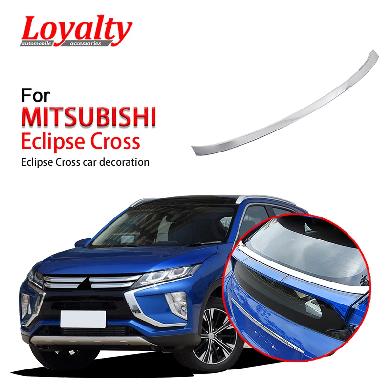 Loyalty For MITSUBISHI Eclipse Cross 2018 2019 Rear Trunk Spoiler Wing Molding Trim Stainless Bright Silver Car Accessories
Loyalty For MITSUBISHI Eclipse Cross 2018 2019 Rear Trunk Spoiler Wing Molding Trim Stainless Bright Silver Car Accessories