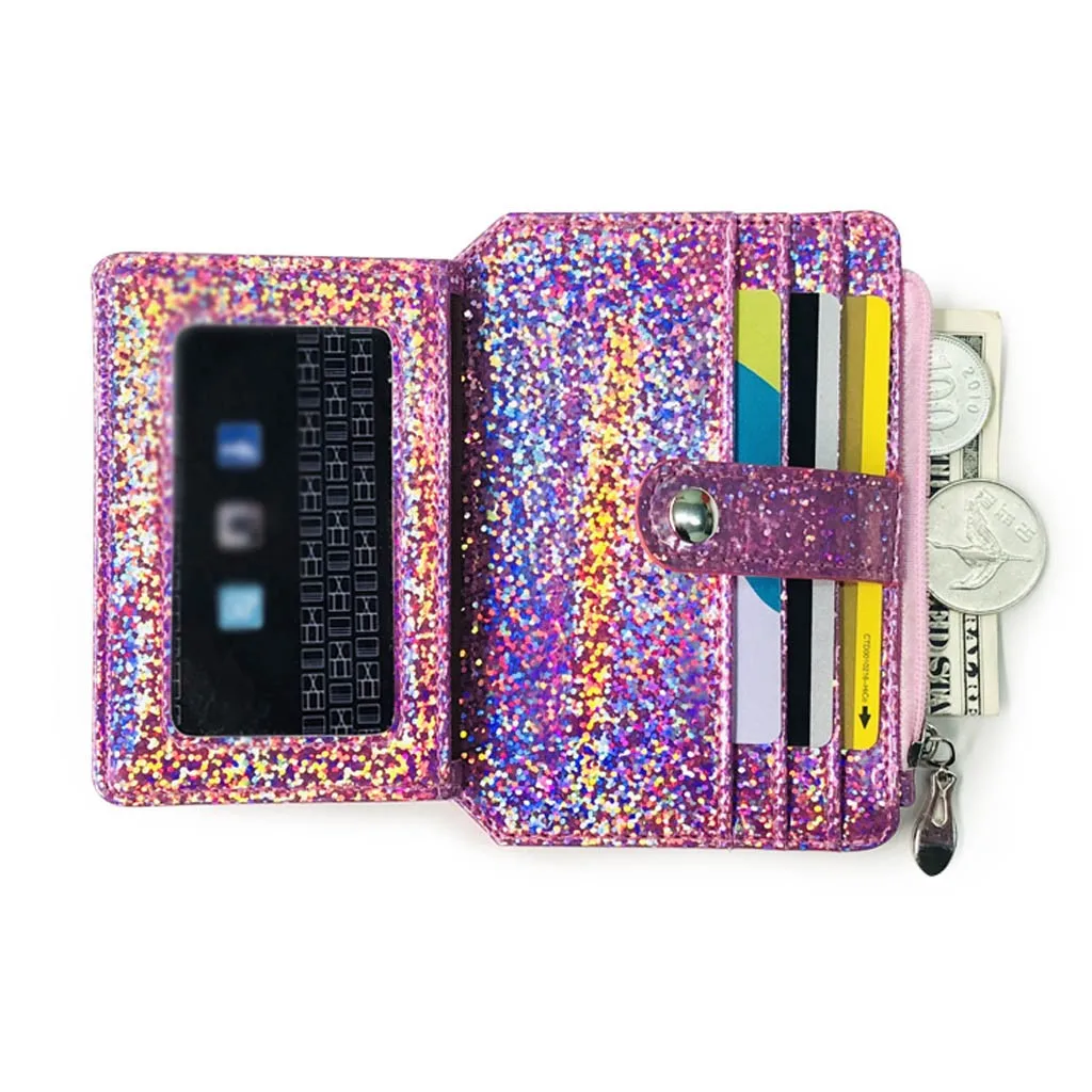 2019 Fashion Women Laser Wallet Card Holder Easy Carry Multi-function Wallet Solid Zipper Business Card Package
2019 Fashion Women Laser Wallet Card Holder Easy Carry Multi-function Wallet Solid Zipper Business Card Package