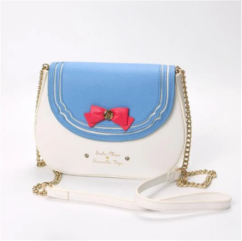 Ladies Sailor Moon Bag Candy Color Chain Shoulder Bag PU Leather Cute Bow Handbag
Ladies Sailor Moon Bag Candy Color Chain Shoulder Bag PU Leather Cute Bow Handbag