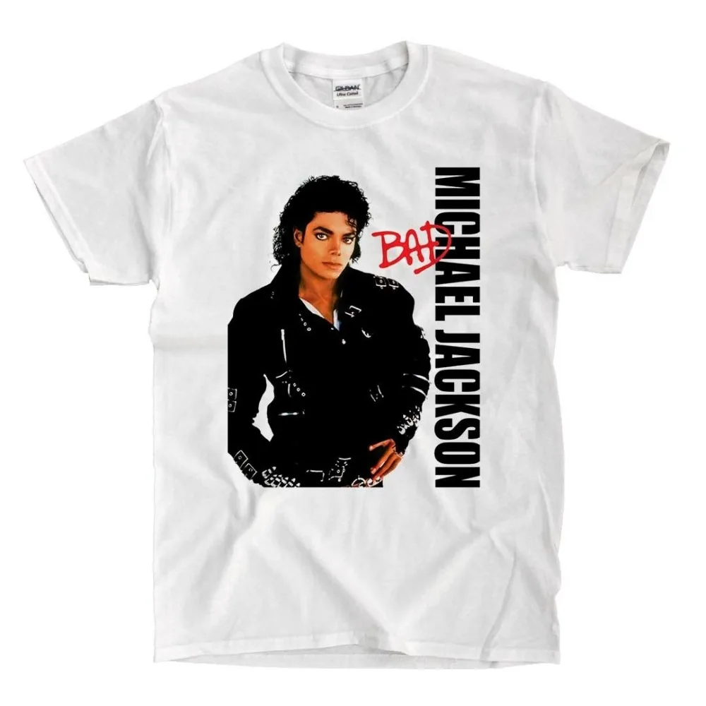 Фото Майкл Джексон-плохая белая рубашка-быстрая доставка! Высокое качество! Новое