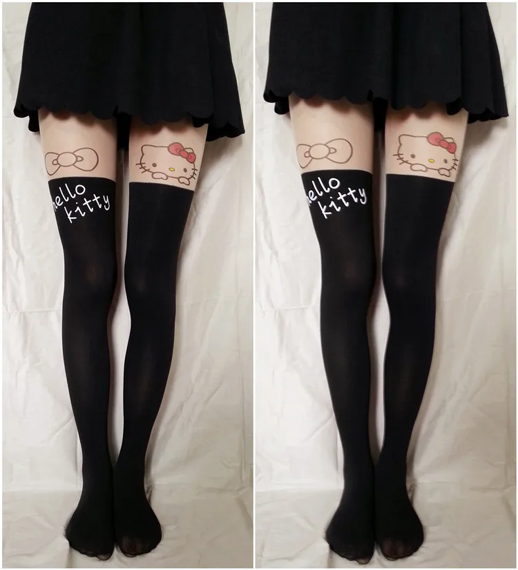 Имитация чулок с поясом 