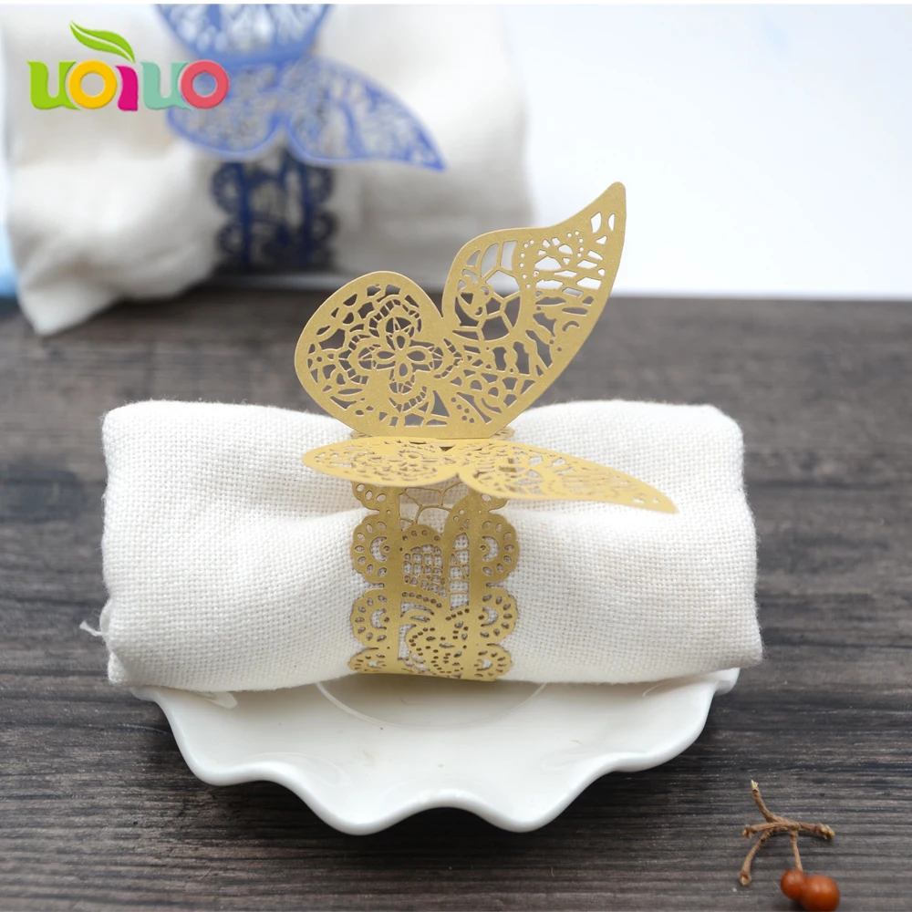 New Cut butterfly lace Laser cut wedding favor decoration napkin rings towel wrapper
New Cut butterfly lace Laser cut wedding favor decoration napkin rings towel wrapper