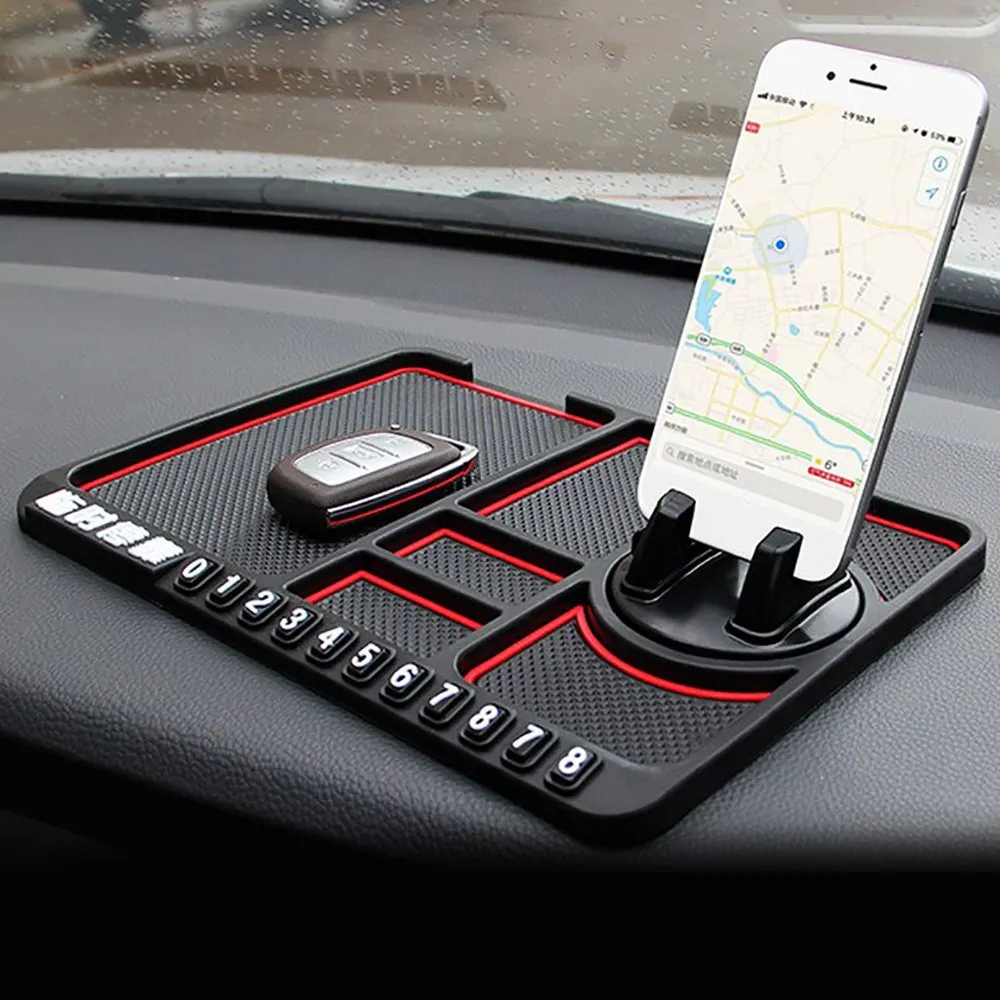 Multifunctional Car Phone Holder Stand Auto Universal Bracket Car Parking Card Anti Slip Mat Car Dashboard Mount Holder
Multifunctional Car Phone Holder Stand Auto Universal Bracket Car Parking Card Anti Slip Mat Car Dashboard Mount Holder