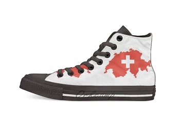 Flag Map of Switzerland High Top Canvas Shoes Flat Casual Custom Unisex Sneaker Drop Shipping 
Flag Map of Switzerland High Top Canvas Shoes Flat Casual Custom Unisex Sneaker Drop Shipping