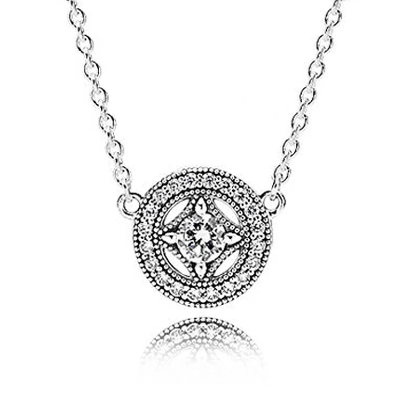 Authentic 925 Sterling Silver Necklace Allure Collier With Crystal Pendant Necklace For Women Wedding Party Gift Diy Jewelry
Authentic 925 Sterling Silver Necklace Allure Collier With Crystal Pendant Necklace For Women Wedding Party Gift Diy Jewelry