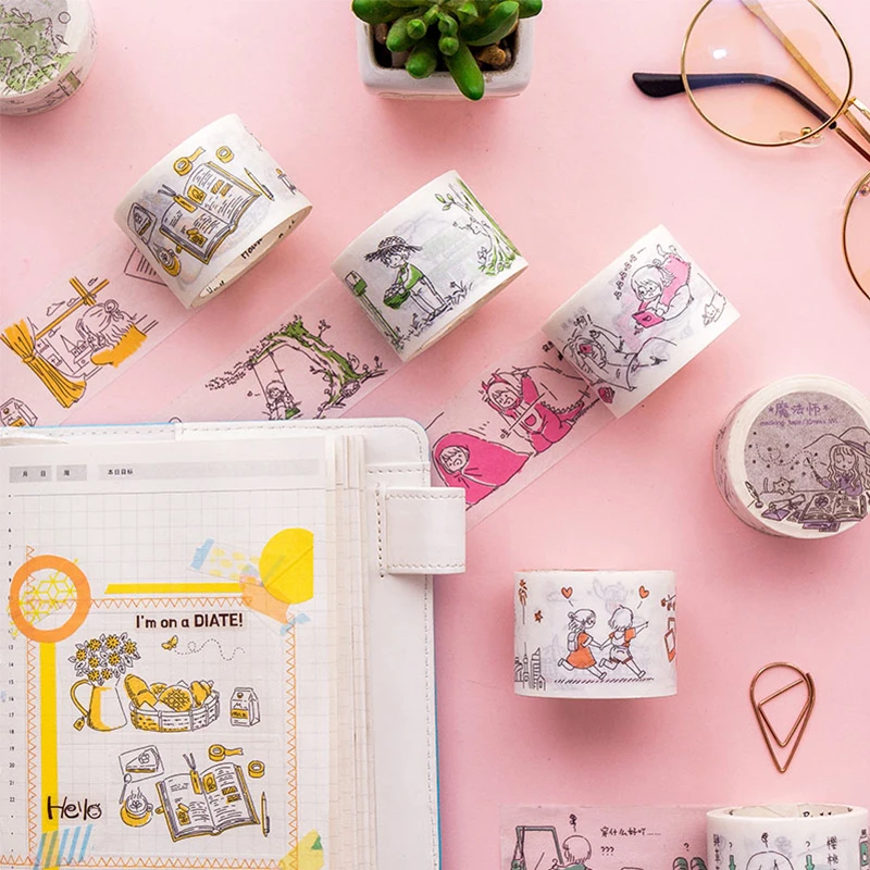 3.5cm*5M BentotoHouse Girl series washi tape DIY decorative scrapbooking masking tape adhesive label sticker tape stationery
3.5cm*5M BentotoHouse Girl series washi tape DIY decorative scrapbooking masking tape adhesive label sticker tape stationery