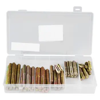 60Pcs M8 Dowel Screw Woodworking Furniture Connector Double Ended Screw Hanger Bolt Screws tornillos
60Pcs M8 Dowel Screw Woodworking Furniture Connector Double Ended Screw Hanger Bolt Screws tornillos