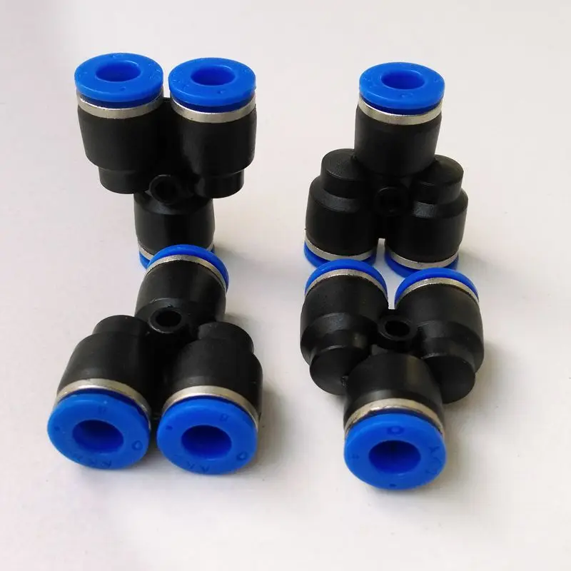 10pcs/lot Pneumatic Air Fitting 6mm to 6mm to 6mm Y Shape Quick Fitting Connector PY6
10pcs/lot Pneumatic Air Fitting 6mm to 6mm to 6mm Y Shape Quick Fitting Connector PY6