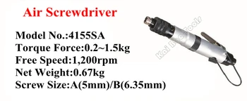High Quality&High Torque Pneumatic Screwdriver Air Screwdriver Semi-Automation Straight Type Air Power Tools (4155SA)
High Quality&High Torque Pneumatic Screwdriver Air Screwdriver Semi-Automation Straight Type Air Power Tools (4155SA)