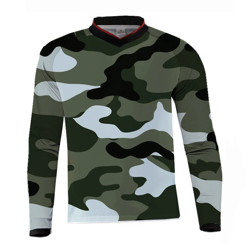 2019 Camouflage Mountain Bike Shirts Cycling Mens MTB Clothing Motocross Motorcycle Bicycle T-shirt Mens Downhill Jersey
2019 Camouflage Mountain Bike Shirts Cycling Mens MTB Clothing Motocross Motorcycle Bicycle T-shirt Mens Downhill Jersey