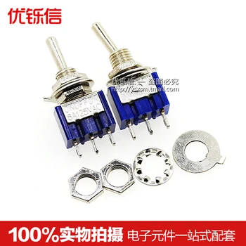 Twist switch MTS-103 3-pin 3-position single-pole single-throw three-way button / toggle switch 6A 125VAC
Twist switch MTS-103 3-pin 3-position single-pole single-throw three-way button / toggle switch 6A 125VAC