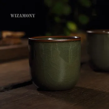 2pcs Chinese Longquan Celadon Porcelain China Teacups SaucerTea Bowl Iron Body 110ml China Tea Pot Celadon Crackle Tea Set
2pcs Chinese Longquan Celadon Porcelain China Teacups SaucerTea Bowl Iron Body 110ml China Tea Pot Celadon Crackle Tea Set
