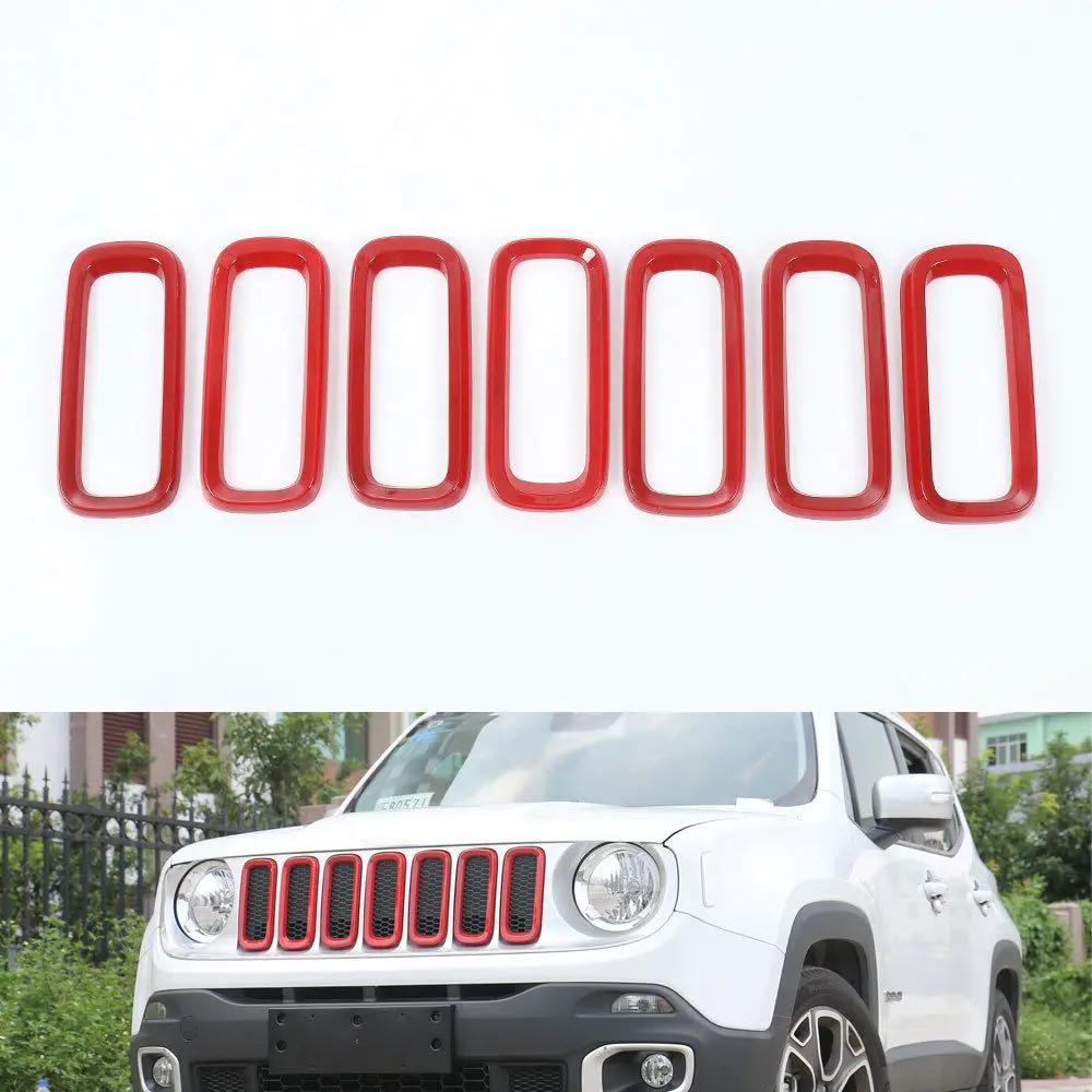 ABS Car Front Grille Cover Trim Ring Kit 7pcs/set Frame Decoration For Jeep Renegade 2015 2016 Car Styling
ABS Car Front Grille Cover Trim Ring Kit 7pcs/set Frame Decoration For Jeep Renegade 2015 2016 Car Styling