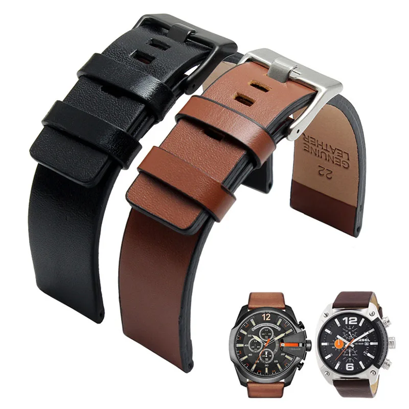 cow Leather strap for DIESEL watchband fit DZ7312 | DZ4323 | DZ7257 with stainless steel pin buckle strap24 26 27 28 30mm bands 
cow Leather strap for DIESEL watchband fit DZ7312 | DZ4323 | DZ7257 with stainless steel pin buckle strap24 26 27 28 30mm bands