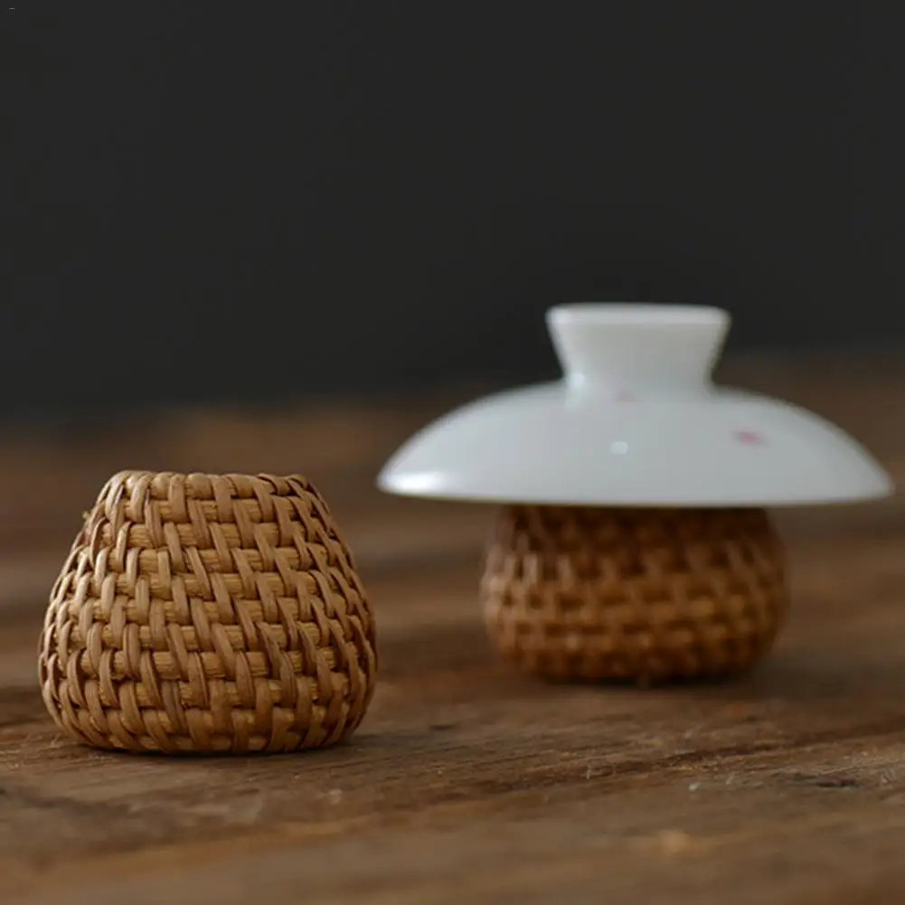 Natural Handmade Rattan Cup Cover Pot Lid Holder Tea Accessories Tea Ceremony Decoration Cup Cover Cup Lid Support
Natural Handmade Rattan Cup Cover Pot Lid Holder Tea Accessories Tea Ceremony Decoration Cup Cover Cup Lid Support