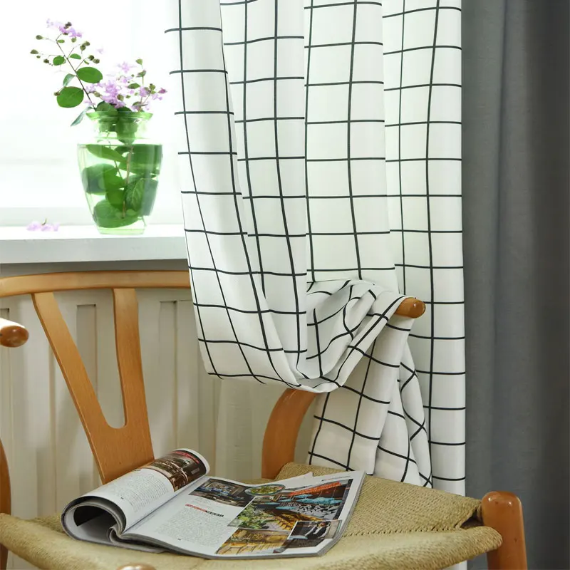 Nordic Minimalist Large Lattice Cotton Curtain Fabric Coffee Curtains For Living Room Bedroom Study Blackout Curtains WP215&3
Nordic Minimalist Large Lattice Cotton Curtain Fabric Coffee Curtains For Living Room Bedroom Study Blackout Curtains WP215&3