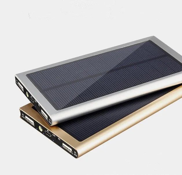 Pannello solare Dual USB font b Power b font font b Bank b font External Mobile