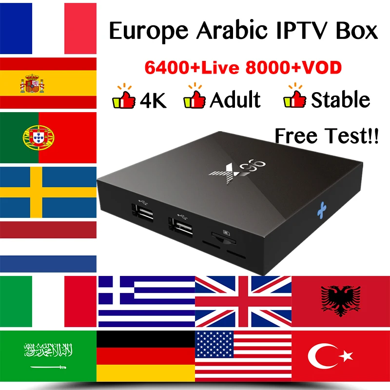 french iptv x96 android tv box 4k iptv spain belgium germany poland Sweden italia portugal france m3u subscription smart tv box
french iptv x96 android tv box 4k iptv spain belgium germany poland Sweden italia portugal france m3u subscription smart tv box