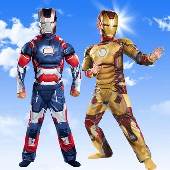Child Kids Halloween Costume Iron Man Mark Patriot Muscle Fantasia Avengers Superhero Cosplay
Child Kids Halloween Costume Iron Man Mark Patriot Muscle Fantasia Avengers Superhero Cosplay
