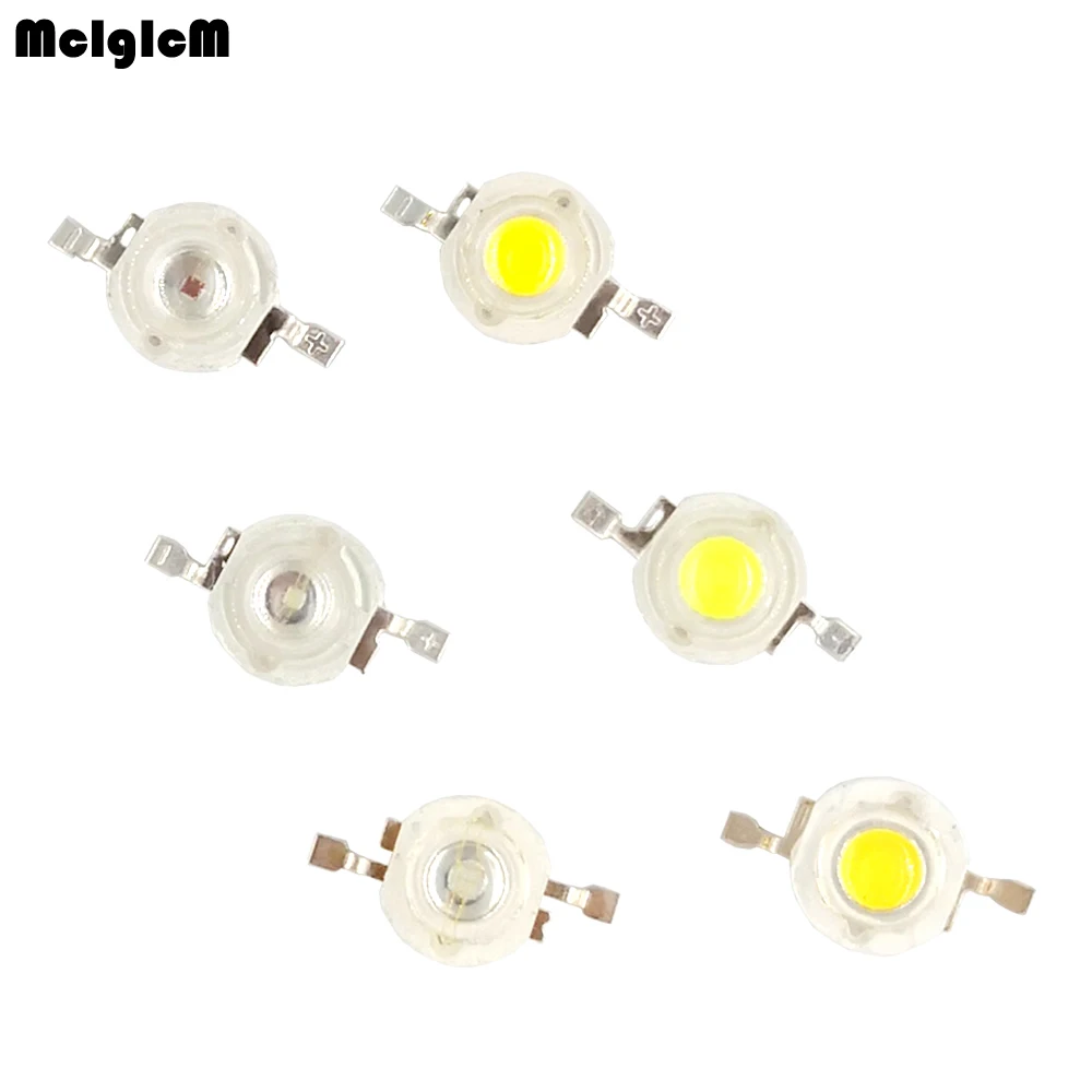 50Pcs/lot 1w led chip 3w high power LED lamp beads white, Warm white, Red, Yellow, Green, Blue light
50Pcs/lot 1w led chip 3w high power LED lamp beads white, Warm white, Red, Yellow, Green, Blue light