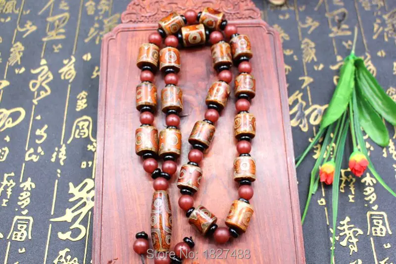 Old 3 And 9 Eye Dzi Pendant Amulet agate chalcedony Mala Bead Necklace Lucky Gift
Old 3 And 9 Eye Dzi Pendant Amulet agate chalcedony Mala Bead Necklace Lucky Gift